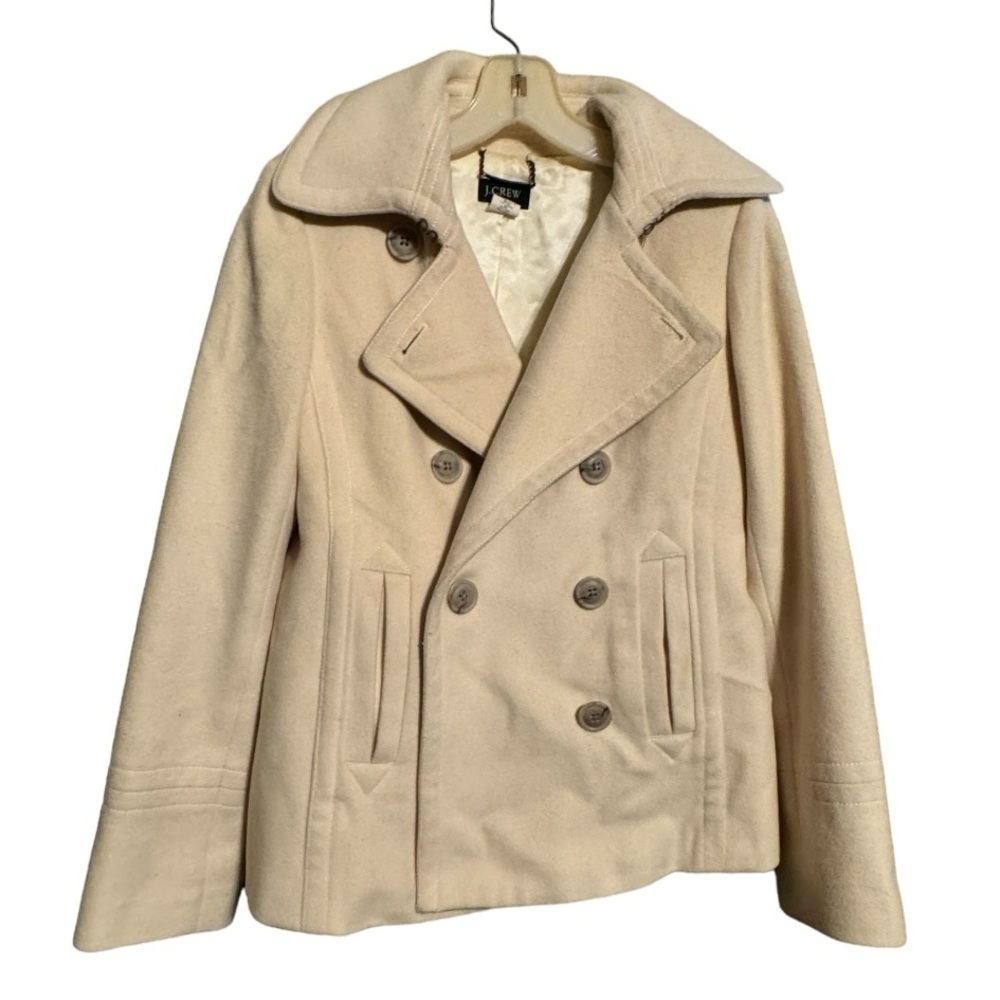 J Crew Wool Double Breasted Wool‎ Coat